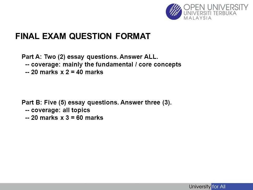 marketing exam essay questions and answers