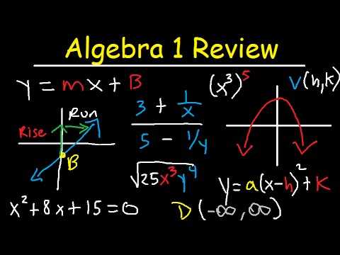 algebra 1 midterm review packet answers