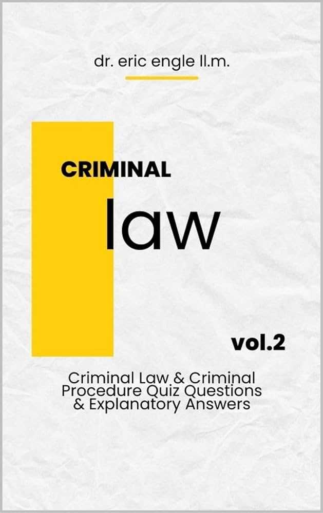 criminal law exam answers