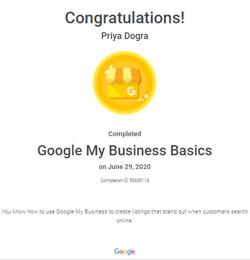 google certification exam answers