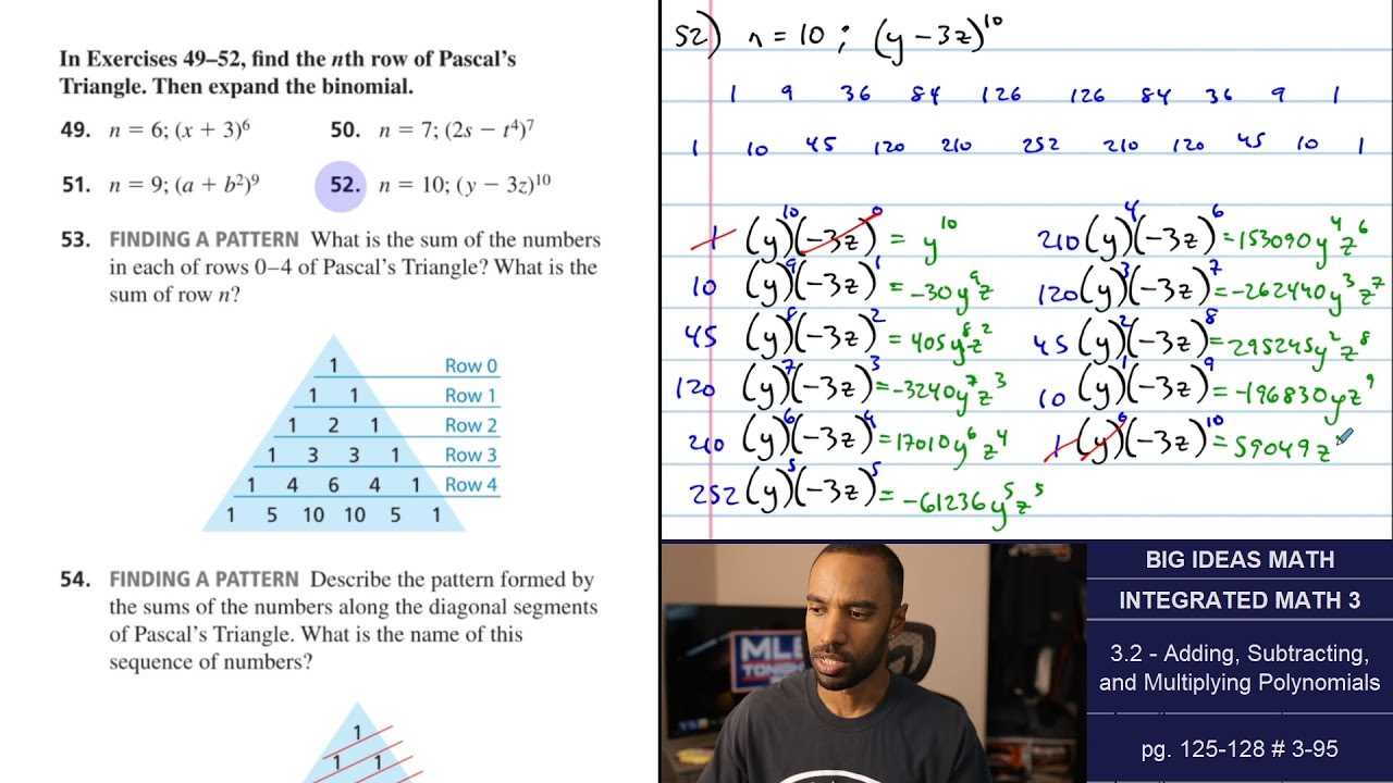 big ideas math 3.2 answers