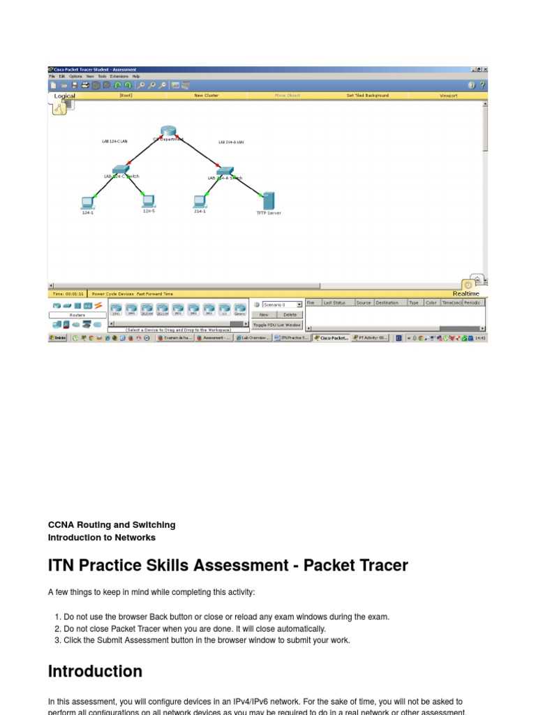 itn practice skills assessment packet tracer answer