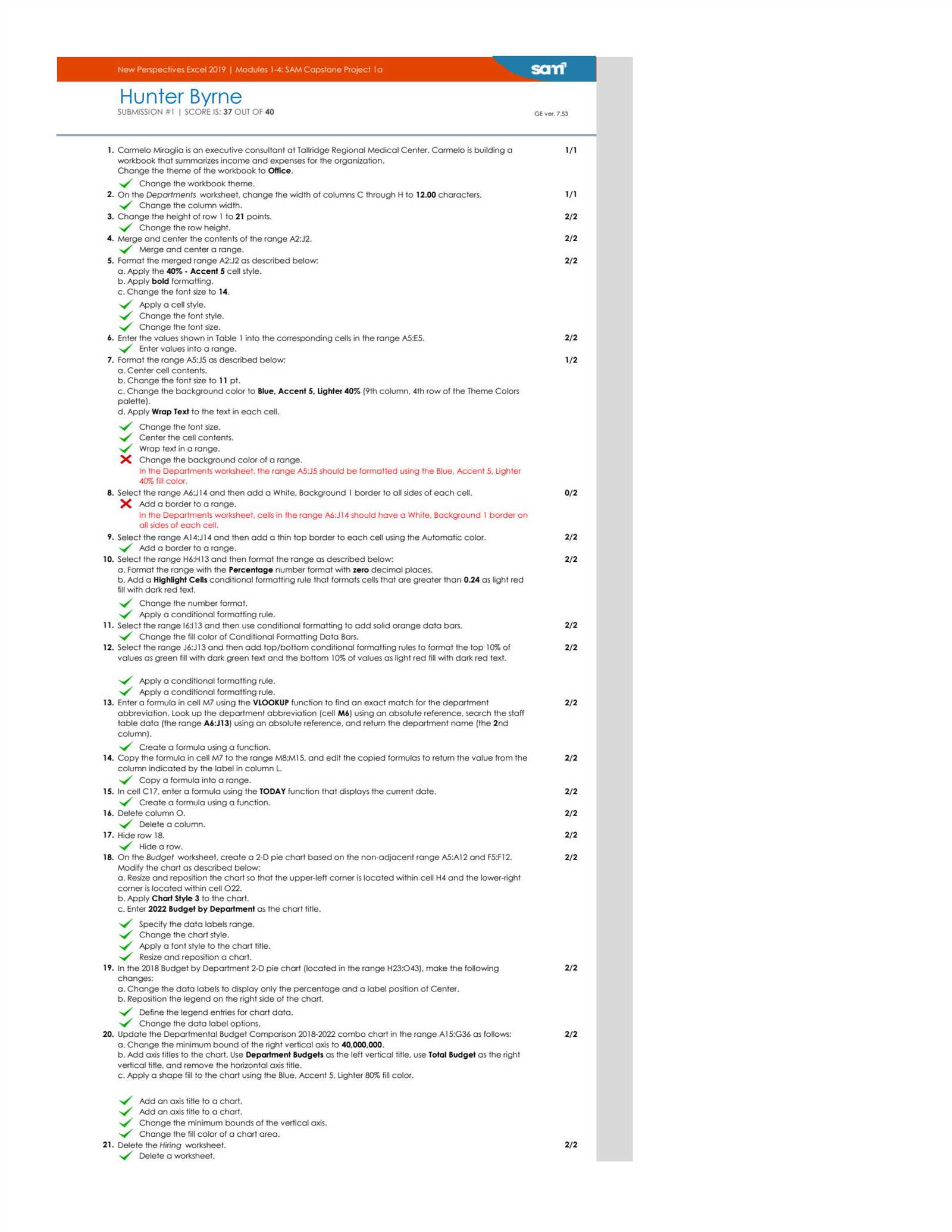 word module 1 sam exam answers