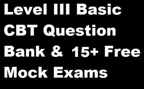 cbt recent exam questions and answers