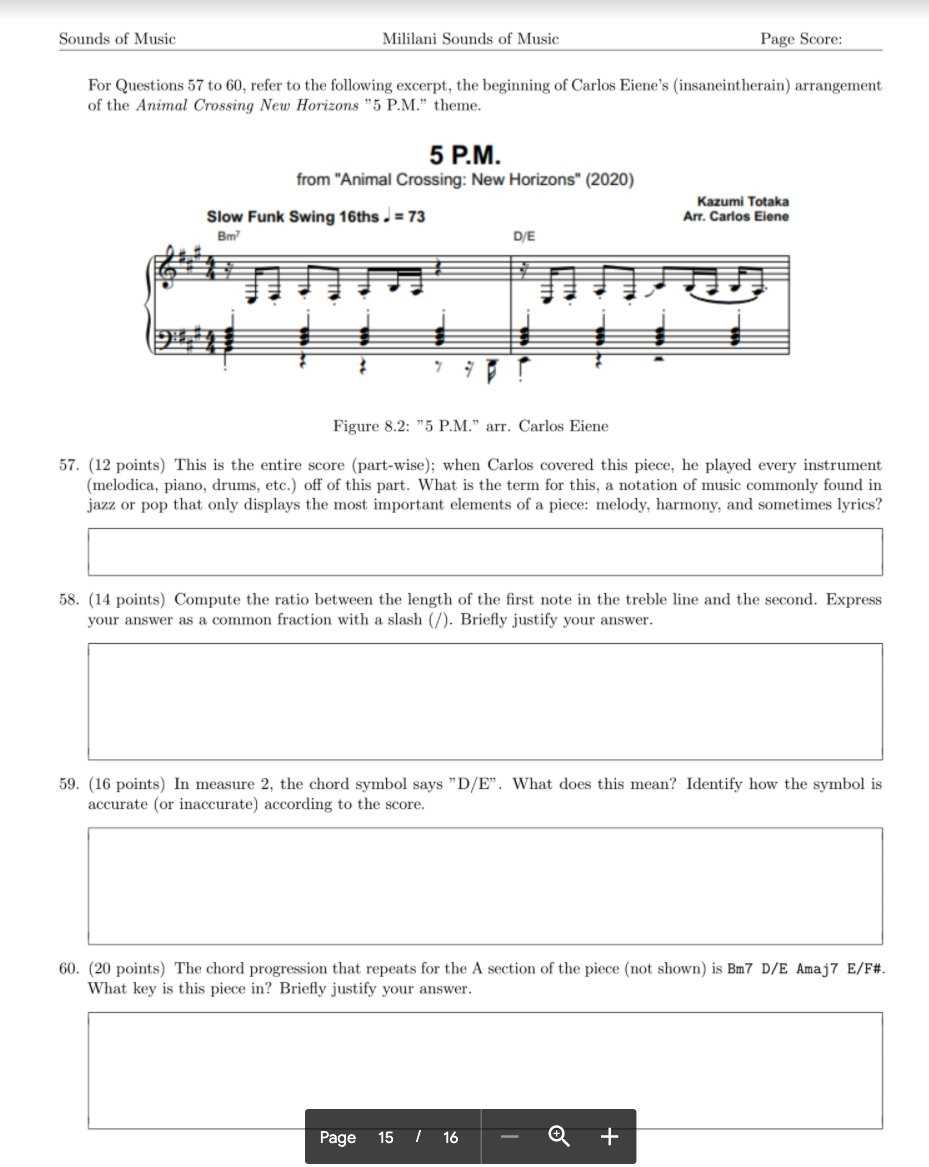 music appreciation exam answers