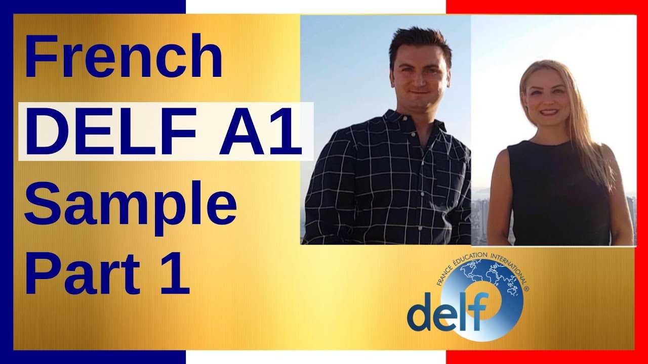 delf a1 exam sample papers with answers