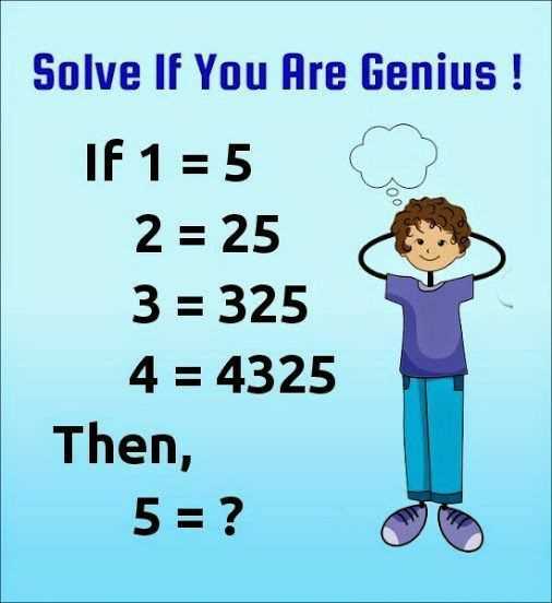 genius puzzles with answers