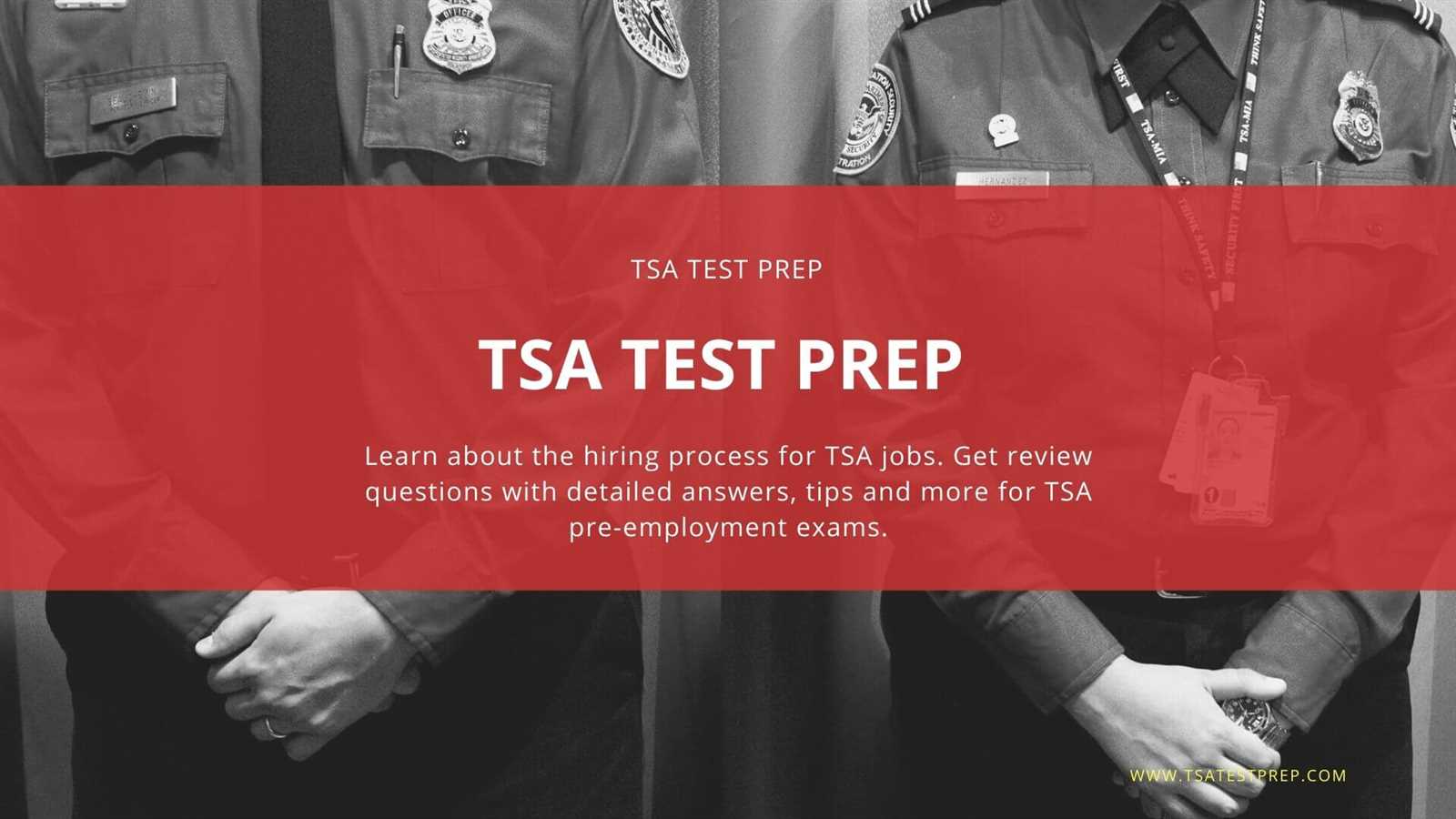 tsa exam questions and answers