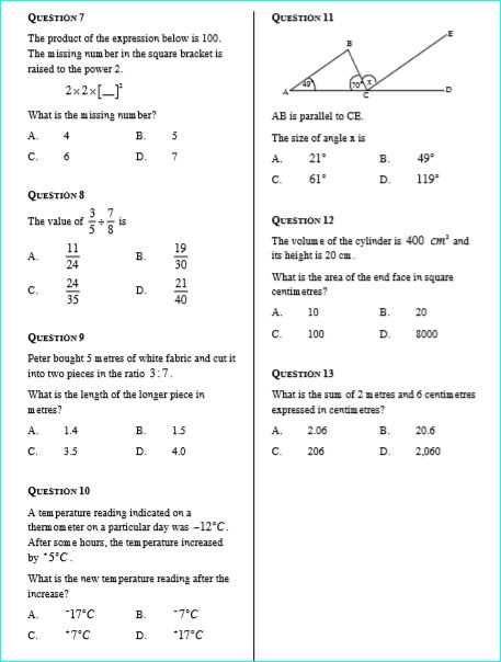 bcc exam question and answer