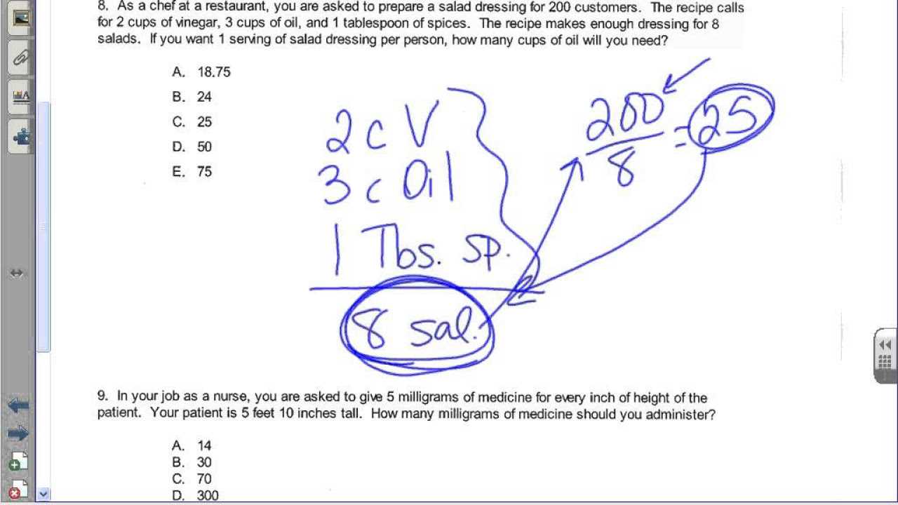 work keys test answers