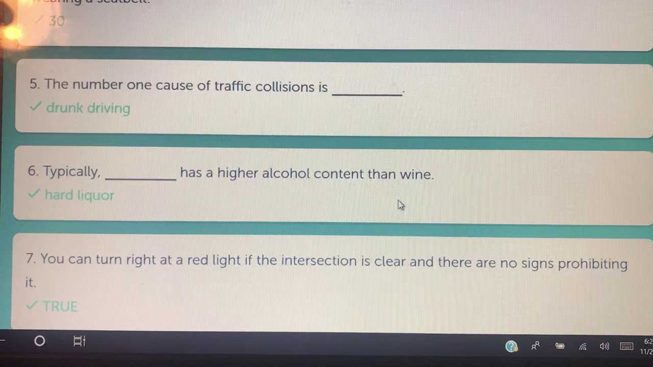 permit drug and alcohol test answers