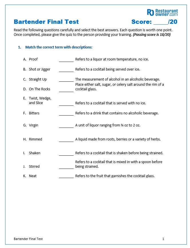 abc alcohol exam answers