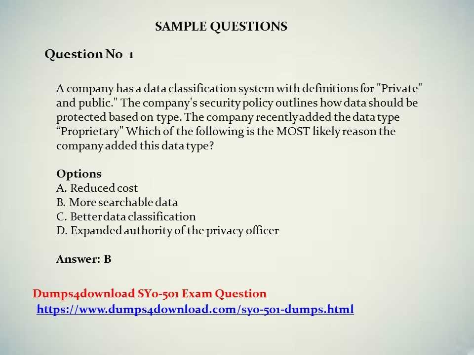 security 501 exam questions and answers