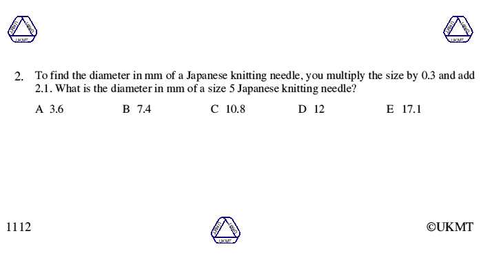 math kangaroo 2011 answers