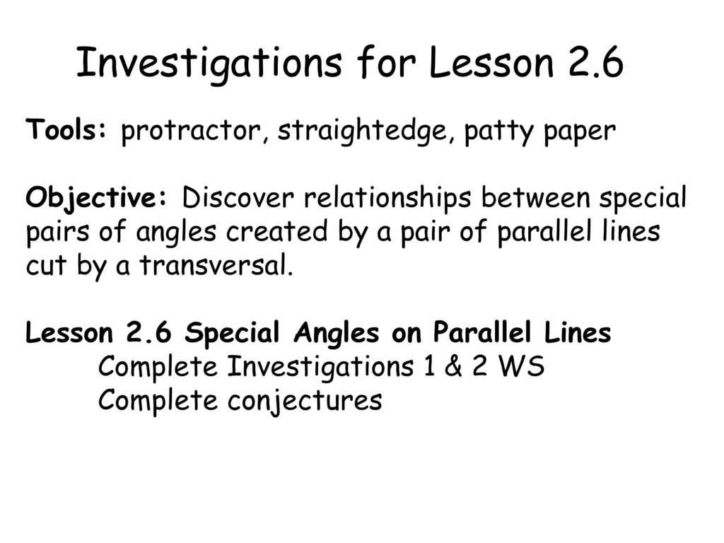 lesson 2.6 practice a geometry answers