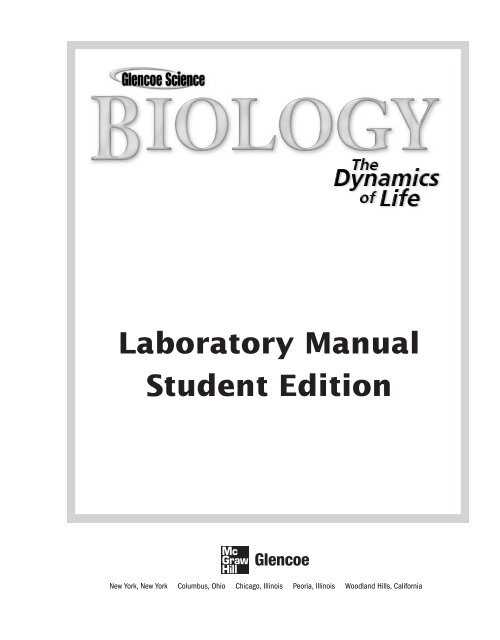 glencoe science biology answer key