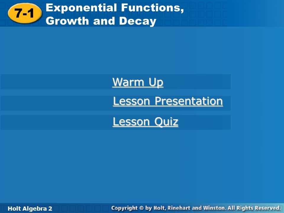 holt algebra 2 chapter 7 test form a answers