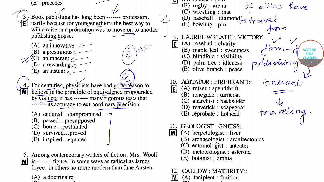 gre exam papers with answers