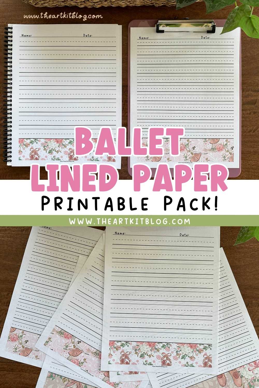 printable numbered paper