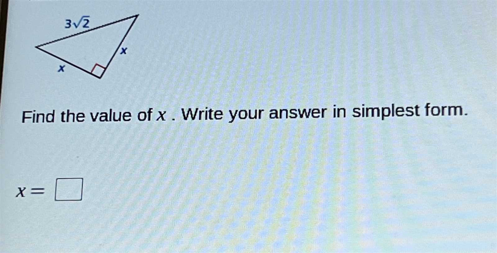 write answer in simplest form