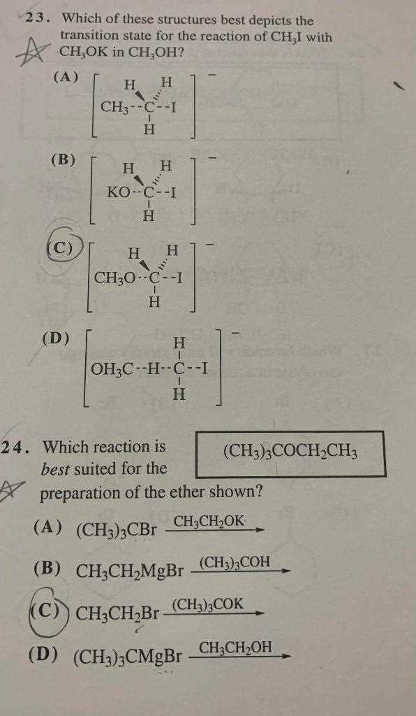 acs first term general chemistry exam answers