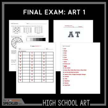 art 1 semester final exam answers