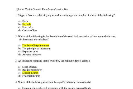 health final exam answer key