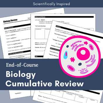 high school biology final exam study guide