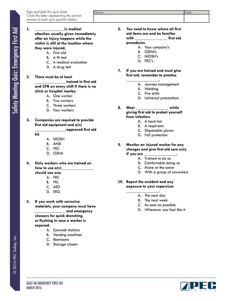 osha 10 construction answer key