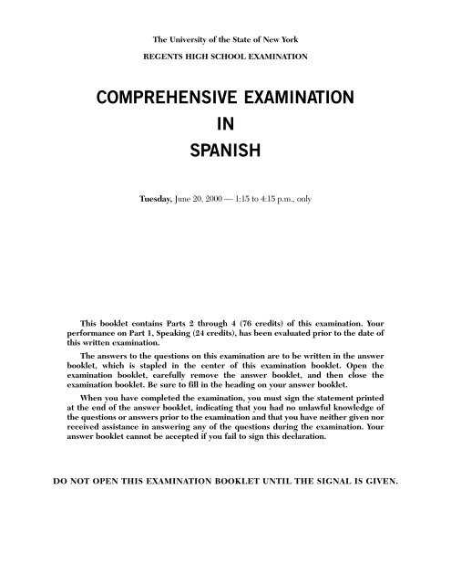 how to answer comprehensive exam