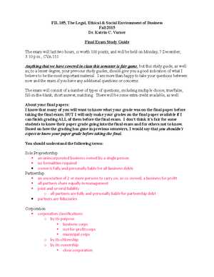 entrepreneurship final exam study guide answers