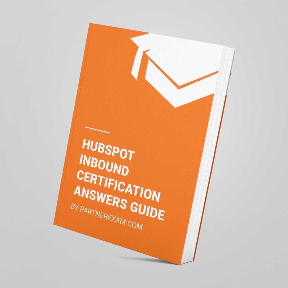 hubspot inbound marketing certification exam answers