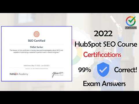 hubspot seo exam answers