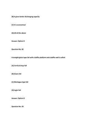 hydrogeology exam questions and answers