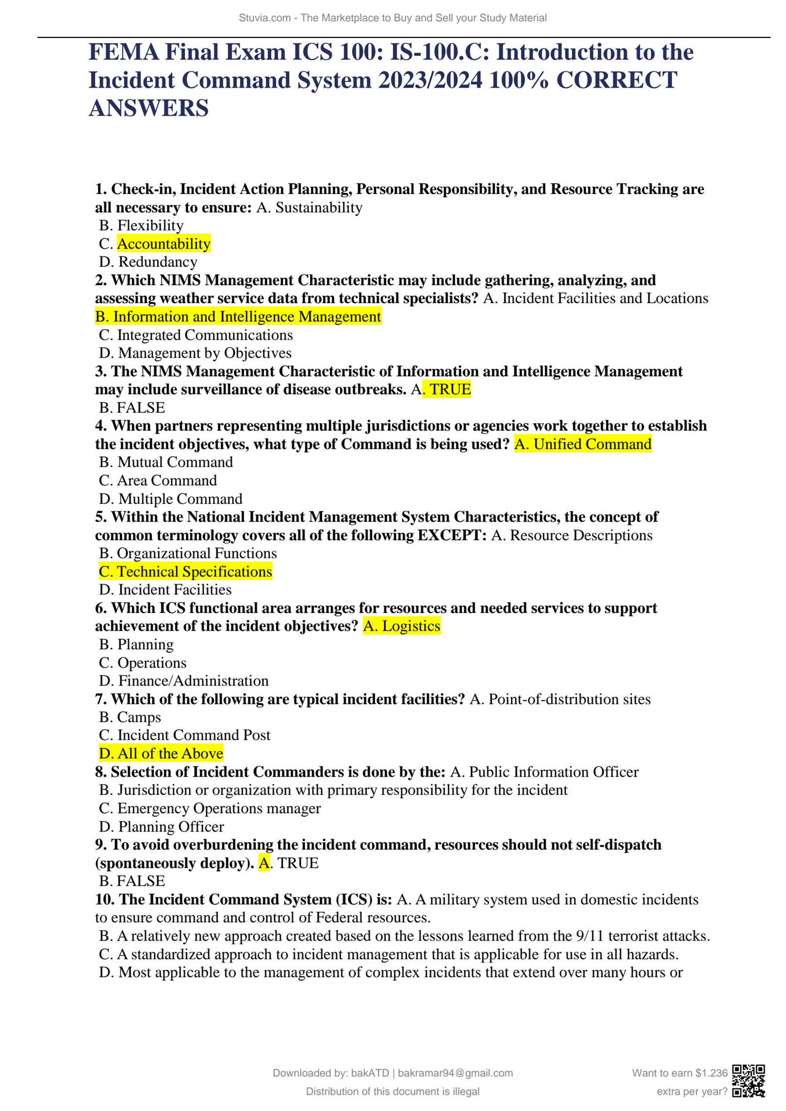 ics 400 final exam answers