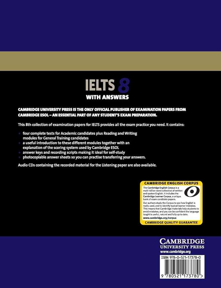 ielts exam samples with answers