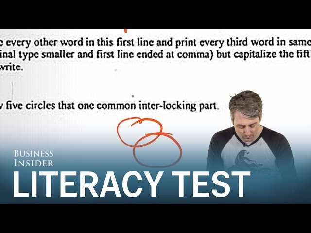 answer key to louisiana literacy test