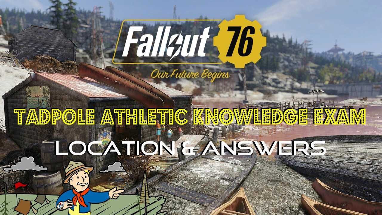 fallout 76 athlete exam all answers