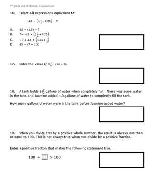 secondary math 2 module 7 answer key