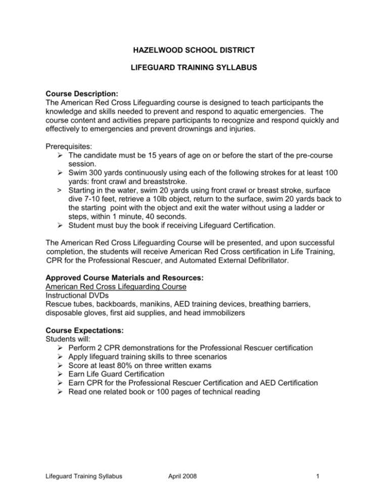 red cross lifeguard exam answers