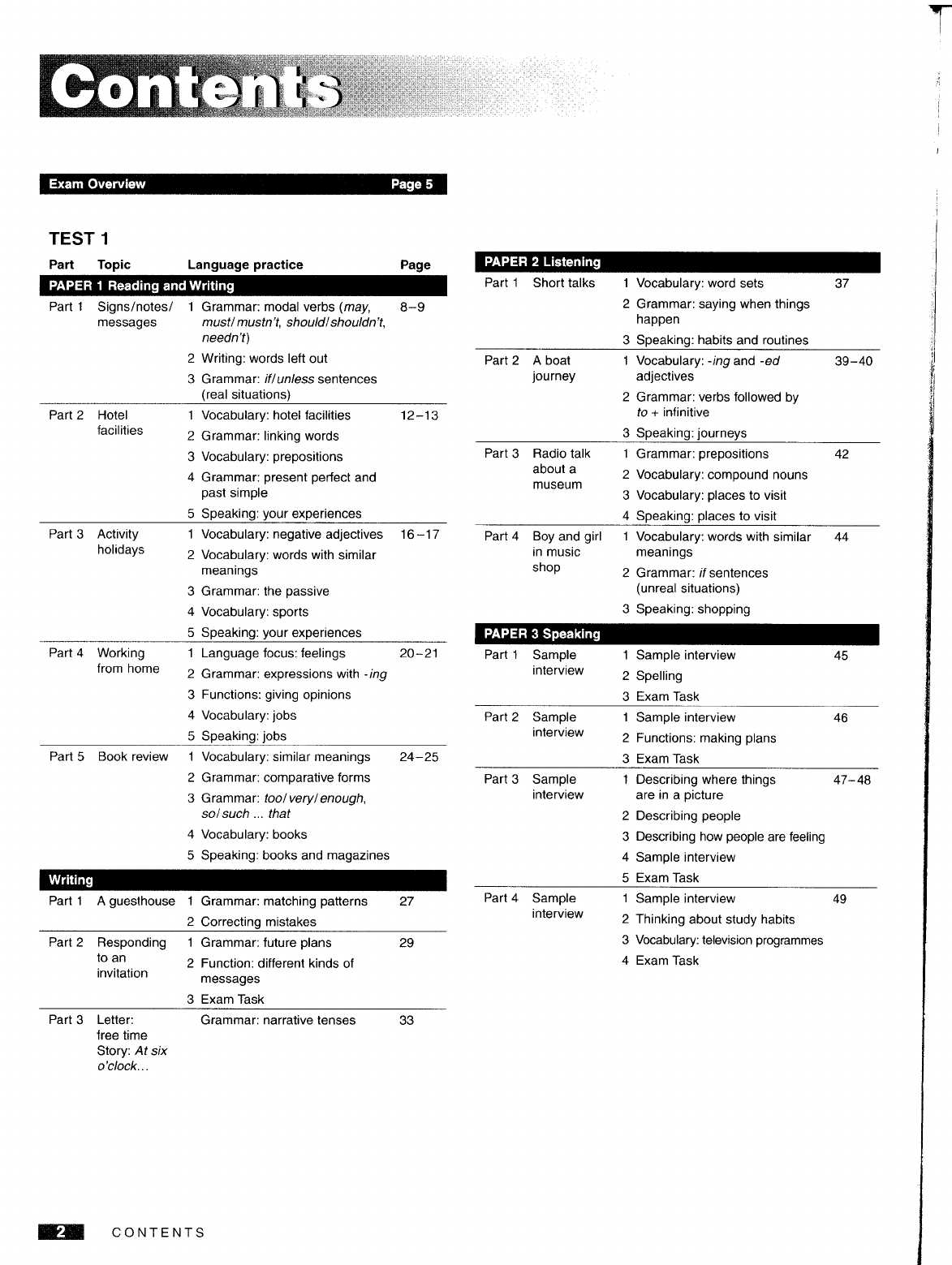 pet exam practice with answers