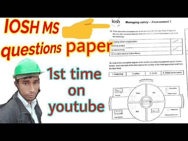 iosh exam questions and answers