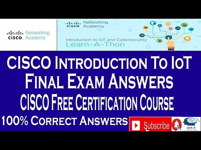 iot final exam answers