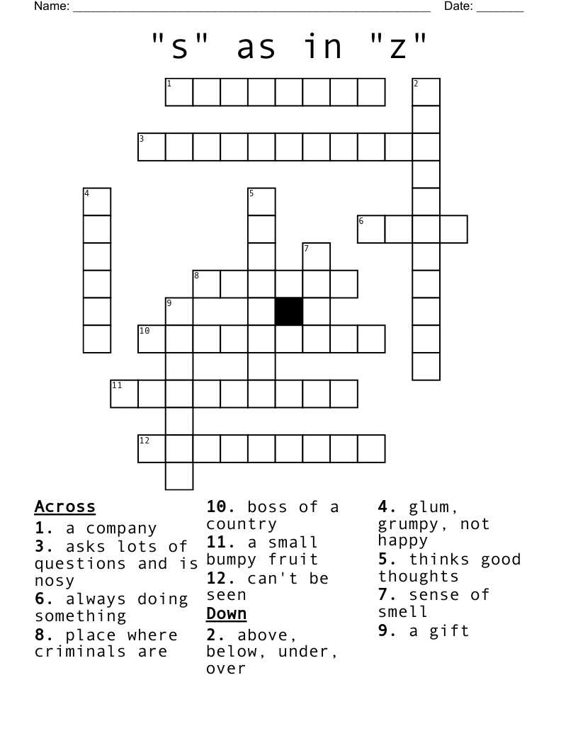 science a to z puzzle answers