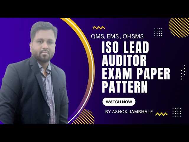 iso lead auditor exam questions and answers