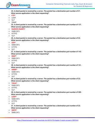 it essentials 7.0 chapter 5 exam answers