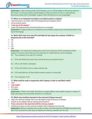 it essentials chapter 2 exam answers