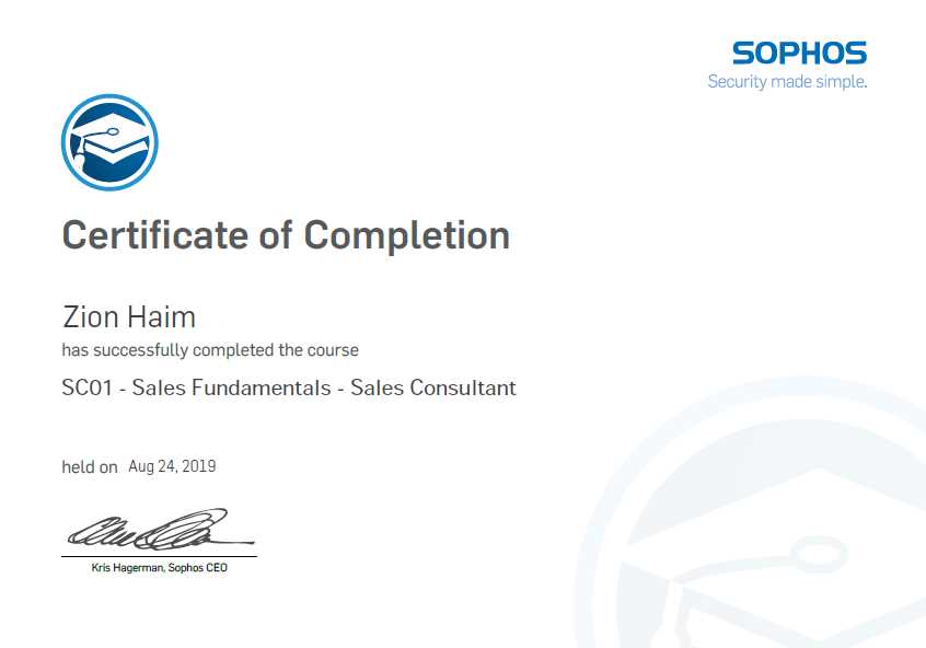 sophos sales fundamentals exam answers