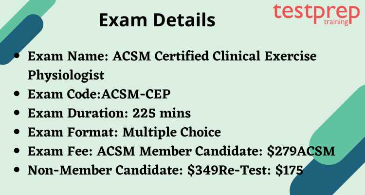 acsm certified clinical exercise physiologist practice exam