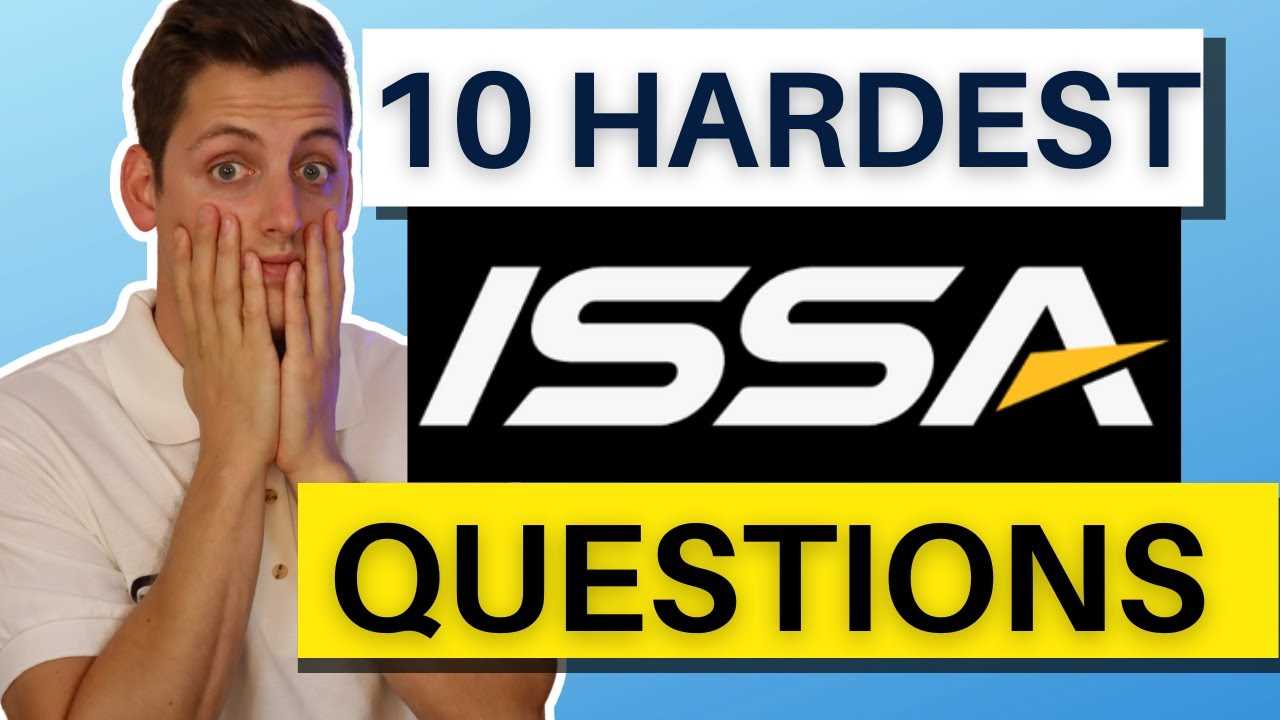 issa personal trainer certification exam answers